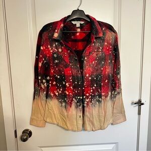 Gander Mountain Red and Black Plaid Flannel